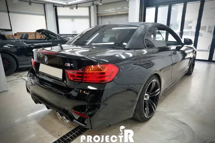 BMW M4 컨버터블 에이버리 유광블랙 전체 랩핑 재시공, 부천상동 랩핑 프로젝트알 / 부천 원미구 상동