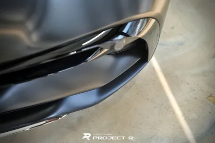 벤츠 CLS 300d 전체 랩핑 에이버리 사틴블랙 시공, 부천 자동차랩핑 전문 프로젝트알 / 부천 원미구 상동