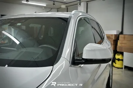 BMW X3 전체 랩핑, 에이버리 유광 그레이 크레용 색상 자동차랩핑, 부천 프로젝트알 / 부천 원미구 상동
