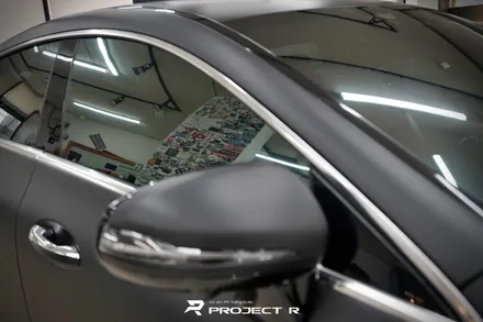 벤츠 AMG GT 전체랩핑, 3M 매트 딥 블랙(무광블랙) 시공, 부천 자동차랩핑 프로젝트알 / 부천 원미구 상동