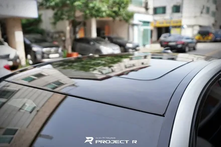 BMW 5시리즈 530e 울트라핏 블랙 PPF 루프스킨 사이드미러 시공, 부천 자동차 랩핑 전문 프로젝트R / 부천 원미구 상동