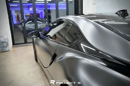 BMW i8 에이버리 사틴블랙 전체랩핑 시공, 부천 자동차랩핑 프로젝트알 / 부천 원미구 상동