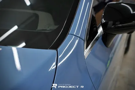 벤츠 AMG GT43 전체 랩핑, 비닐프로그 고광택 차이나블루, 부천랩핑 프로젝트알 / 부천 원미구 상동