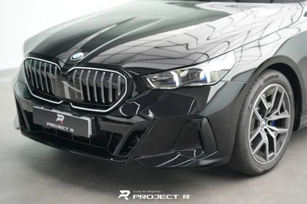 부천 BMW 5시리즈 530i 전체 PPF, 울트라핏 블랙PPF 시공, 프로젝트알 / 부천 원미구 상동