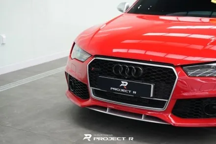 아우디 RS7 전체랩핑 3M2080 배틀쉽그레이, 부천 약대동 자동차랩핑 프로젝트알 / 부천 원미구 상동