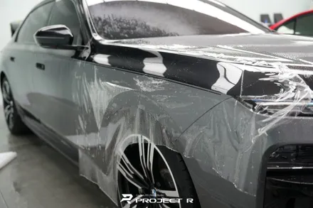 BMW i7 부천 투톤 랩핑, 크롬죽이기, 울트라핏 전체PPF 시공 후기 / 부천 원미구 상동