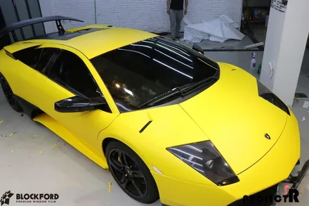 람보르기니 무르시엘라고 전체랩핑 3m1080 matte yellow 프로젝트알에서 시공받다 / 부천 원미구 상동