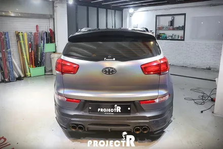 기아 스포티지R 전체 랩핑, 3M1080 사틴 사이키델릭 풀랩핑 시공 by 부천 프로젝트R / 부천 원미구 상동