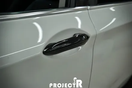 BMW 5GT 루프스킨 및 사이드미러 도어핸들 유광블랙 부분 포인트 랩핑 by 프로젝트알 / 부천 원미구 상동