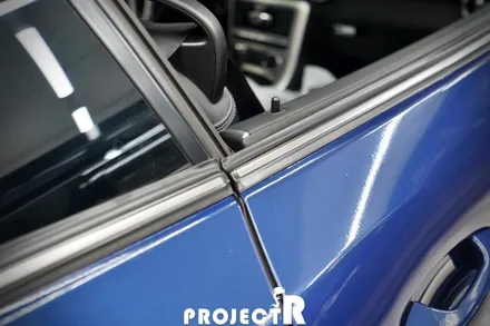 벤츠 SLK200 전체 랩핑, 에이버리 다크 블루 메탈릭 자동차 래핑 시공기 by 인천 부평 프로젝트알 / 부천 원미구 상동
