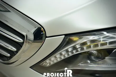 벤츠 S클래스 전체 랩핑, S65 AMG 에이버리 사틴 화이트펄 자동차 랩핑 by 부천 상동 프로젝트알 / 부천 원미구 상동