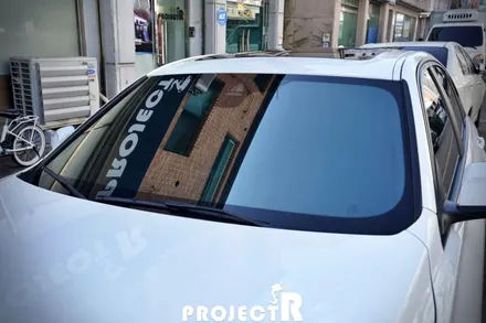 BMW 3시리즈 글라스틴트 선셋 열차단 썬팅(윈도틴팅), 3M2080 매트릭스블랙 실내 포인트 랩핑 by 프로젝트알 / 부천 원미구 상동