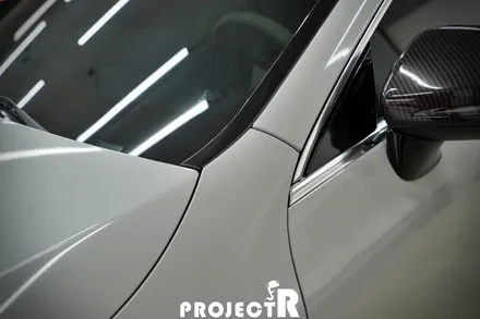 벤츠 GT43 AMG 전체 랩핑, 에이버리 유광 그레이 크레용 랩핑 by 부천 프로젝트알 / 부천 원미구 상동