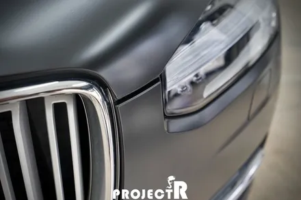 볼보 XC90 에이버리 사틴블랙 전체 랩핑, 부천 프로젝트알 / 부천 원미구 상동