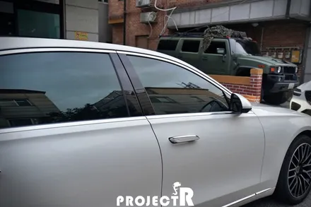 벤츠 S클래스 신차패키지, S580 글라스틴트 슈어X 열차단 썬팅 틴팅, 실내 PPF 시공 부천 프로젝트알 / 부천 원미구 상동