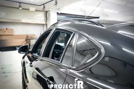 BMW X6 크롬 죽이기, 유광블랙 부분 포인트 랩핑, 부천 자동차래핑 프로젝트알 / 부천 원미구 상동