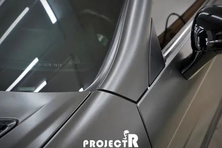 벤츠 SLK 350 전체 랩핑, 에이버리 사틴 바솔트 메탈릭  시공 in 부천 프로젝트알 / 부천 원미구 상동