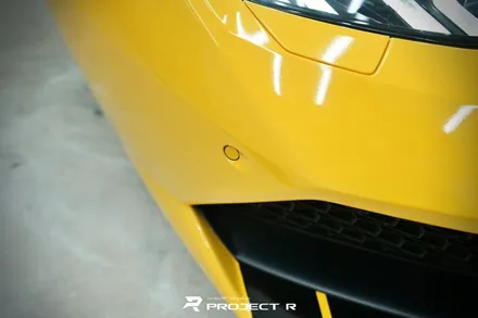람보르기니 우라칸 전체 랩핑 재시공, 에이버리 다크 옐로우 자동차 랩핑 in 부천 프로젝트알 / 부천 원미구 상동