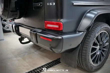 벤츠 G63 AMG 지바겐 3M 사틴블랙 부분 랩핑 시공, 부천 자동차랩핑 프로젝트알 / 부천 원미구 상동