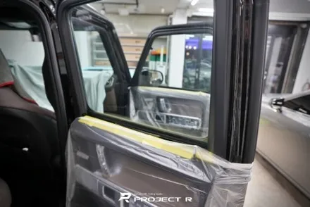 벤츠 G63 AMG 지바겐 열차단 썬팅, 글라스틴트 선셋 재시공, 부천 상동 프로젝트알 / 부천 원미구 상동