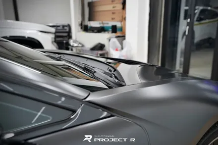 BMW i8 에이버리 사틴블랙 전체랩핑 시공, 부천 자동차랩핑 프로젝트알 / 부천 원미구 상동