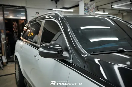 벤츠 마이바흐 GLS600 듀오톤 투톤랩핑, 상단 3M2080 유광블랙 시공, 부천랩핑 프로젝트알 / 부천 원미구 상동