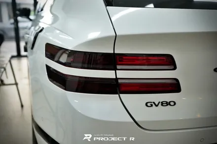 제네시스 GV80 크롬죽이기, 그릴도색 라이트필름 루프스킨 블랙PPF 시공, 프로젝트R / 부천 원미구 상동