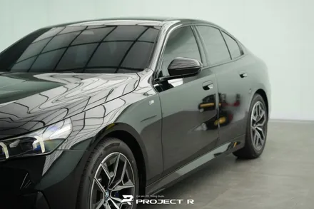 부천 BMW 5시리즈 530i 전체 PPF, 울트라핏 블랙PPF 시공, 프로젝트알 / 부천 원미구 상동