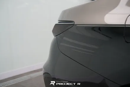 부천 랩핑, BMW 7시리즈 i7 뒷범퍼 사고 오토벨벳 리페어블랙 재시공 / 부천 원미구 상동