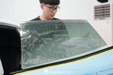 폴스타4 글라스틴트 선셋 썬팅 생활보호패키지 PPF 부천 프로젝트알 / 부천 원미구 상동
