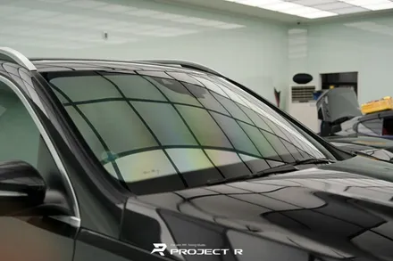 벤츠 GLE 300d 틴팅 재시공, 글라스틴트 선셋 부천 열차단 썬팅 프로젝트알 / 부천 원미구 상동