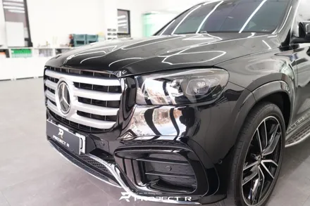 벤츠 GLS 580 부분 PPF, 사고수리 뒷범퍼 트렁크 재시공, 부천 울트라핏 PPF 전문 프로젝트알 / 부천 원미구 상동