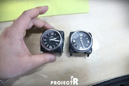벤츠 S클래스 실내 카본 랩핑, 부분 포인트 랩핑 및 IWC 아날로그 시계 교환 작업 by 프로젝트R / 부천 원미구 상동
