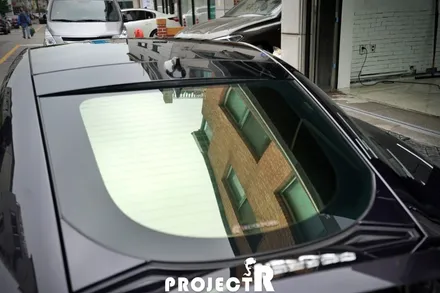 재규어 F타입 블락포디 열차단 썬팅 샴페인골드 프리미엄 윈도 틴팅 재시공기, 부천상동 썬팅 프로젝트알 / 부천 원미구 상동