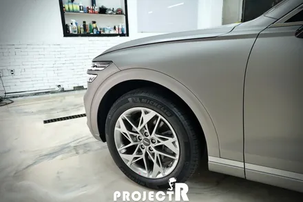 제네시스 GV70 전체 랩핑, 3M 2080 매트 그레이 알루미늄 메탈릭 자동차 래핑 by 프로젝트알 / 부천 원미구 상동