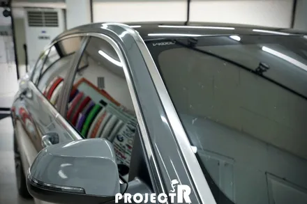 BMW 7시리즈 전체랩핑, 750LI 에이버리 유광 락그레이 자동차 래핑 by 부천 프로젝트알 / 부천 원미구 상동