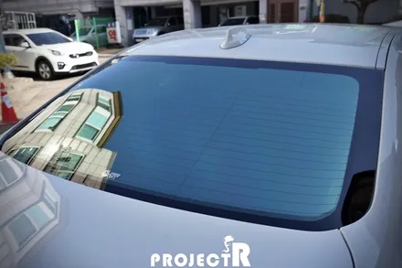 BMW 3시리즈 글라스틴트 선셋 열차단 썬팅(윈도틴팅), 3M2080 매트릭스블랙 실내 포인트 랩핑 by 프로젝트알 / 부천 원미구 상동