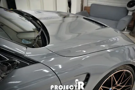 BMW 4시리즈 컨버터블 에이버리 락그레이 전체 랩핑 + 앞범퍼 PPF 작업 by 프로젝트알 / 부천 원미구 상동