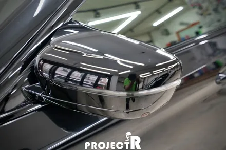 BMW M5 컴페티션 사이드미러, 카본 루프 PPF 보호필름 시공 by 부천 PPF 전문 프로젝트알 / 부천 원미구 상동