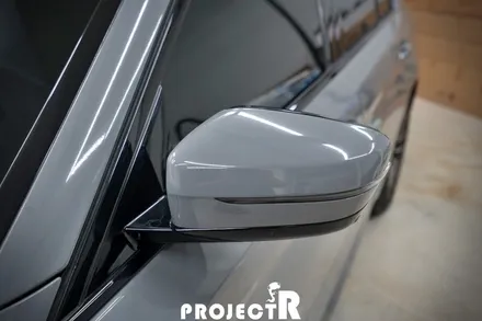 BMW 5시리즈 전체 랩핑, 520d 에이버리 락그레이 시멘트 랩핑, 부천 자동차래핑 프로젝트알 / 부천 원미구 상동