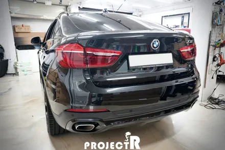BMW X6 크롬 죽이기, 유광블랙 부분 포인트 랩핑, 부천 자동차래핑 프로젝트알 / 부천 원미구 상동