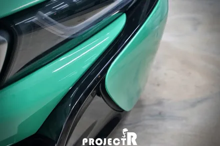 BMW i8 전체 랩핑, 에이버리 유광 에메랄드 그린 시공, 부천랩핑 프로젝트알 / 부천 원미구 상동