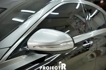벤츠 S500 듀오톤 랩핑, 에이버리 유광블랙 실버 메탈릭 투톤 전체 랩핑, 부천 프로젝트알 / 부천 원미구 상동