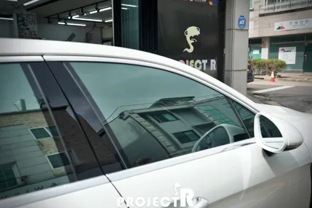 포르쉐 파나메라 열차단 썬팅, 글라스틴트 선셋 윈도 틴팅 in 부천 상동 프로젝트알 / 부천 원미구 상동