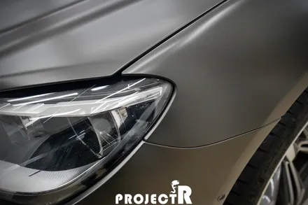 BMW 6시리즈 640d 전체 랩핑, 에이버리 사틴 바솔트 메탈릭 시공, 부천 자동차 랩핑은 프로젝트알~ / 부천 원미구 상동