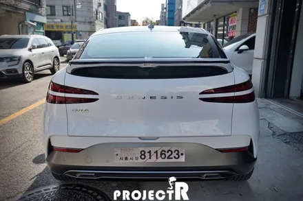 제네시스 GV60 신차패키지 글라스틴트 선셋 열차단 썬팅, 아이나비 QXD8000 블랙박스 설치 / 부천 프로젝트알 / 부천 원미구 상동