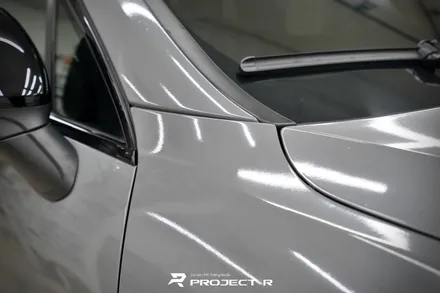 부천랩핑, 포르쉐 카이엔 전체랩핑, 에이버리 락그레이 시멘트컬러 시공 in 프로젝트알 / 부천 원미구 상동
