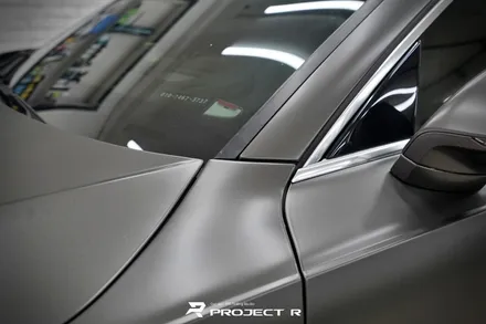 아우디 A7 전체 랩핑, 에이버리 사틴 바솔트 메탈릭 시공, 부천랩핑 프로젝트알 / 부천 원미구 상동