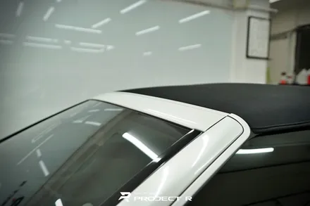 부천랩핑 벤츠 E클래스 쿠페 에이버리 유광 화이트펄 전체 랩핑 시공, 프로젝트알 / 부천 원미구 상동
