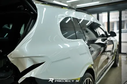 BMW X7 전체 PPF, UPPF 화이트펄 컬러PPF 시공, 부천 상동 프로젝트알 / 부천 원미구 상동